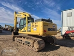 Back corner of used Excavator